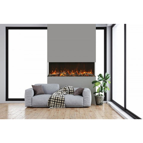 Image of Amantii 72" Tru View XL XT 3 Sided Glass Electric Fireplace | 72-TRV-XL-XT