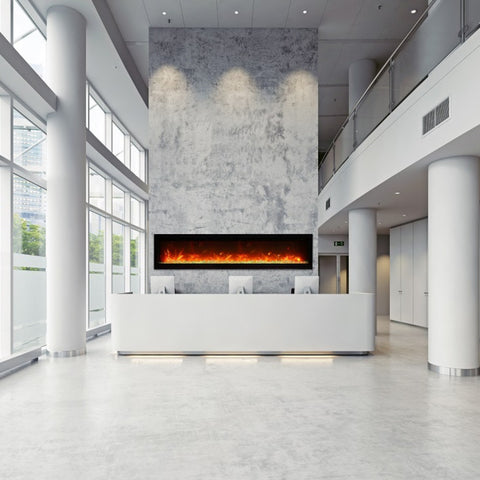 Image of Amantii 74" Symmetry Lumina Electric Fireplace | SYM-74-LUMINA