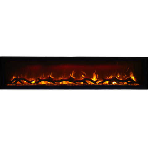 Image of Amantii 74" Symmetry Lumina Electric Fireplace | SYM-74-LUMINA