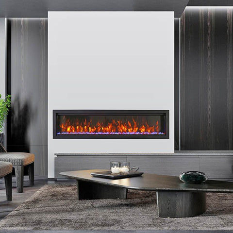 Image of Amantii 74" Symmetry Lumina Electric Fireplace | SYM-74-LUMINA