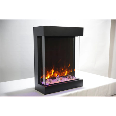 Image of Amantii Cube 2025WM Lumina Freestand Electric Fireplace | CUBE-2025WM