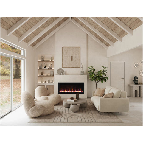 Image of Amantii Evolution Linear 36" Fire & Ice Electric Fireplace | EVO3620