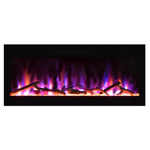 Image of Amantii Evolution Linear 42" Fire & Ice Electric Fireplace | EVO4220