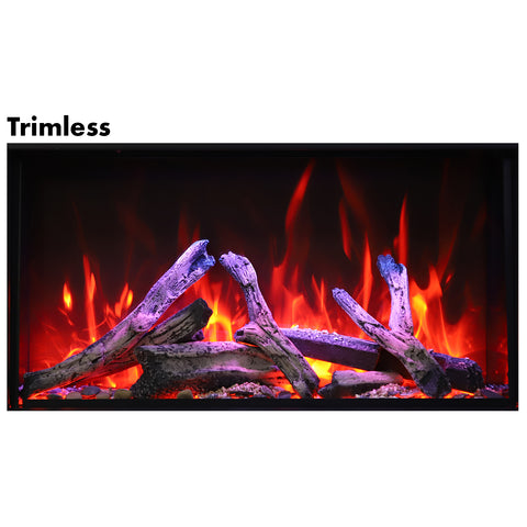 Image of Amantii Panorama BI Deep XT 40" Smart Built-in Electric Fireplace | BI-40-DEEP-XT