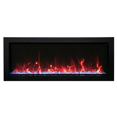 Image of Amantii Panorama BI Series 30" Extra Slim Smart Electric Fireplace | BI-30-XTRASLIM