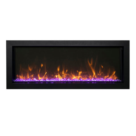 Image of Amantii Panorama BI Series 40" Slim Smart Electric Fireplace | BI-40-SLIM-OD