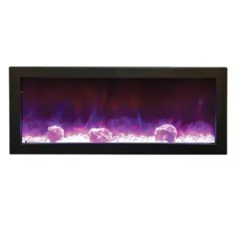 Image of Amantii Panorama BI Series 40" Slim Smart Electric Fireplace | BI-40-SLIM-OD