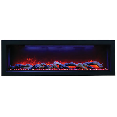 Image of Amantii Panorama BI Series 50" Deep Smart Electric Fireplace | BI-50-DEEP-OD