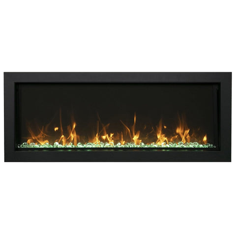 Image of Amantii Panorama BI Series 50" Extra Slim Smart Electric Fireplace | BI-50-XTRASLIM