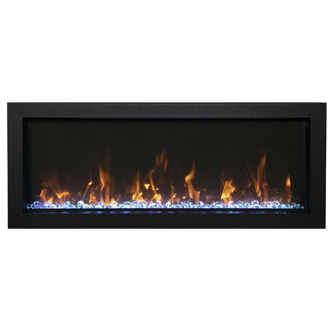 Image of Amantii Panorama BI Series 50" Extra Slim Smart Electric Fireplace | BI-50-XTRASLIM