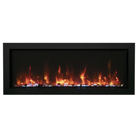 Image of Amantii Panorama BI Series 50" Extra Slim Smart Electric Fireplace | BI-50-XTRASLIM