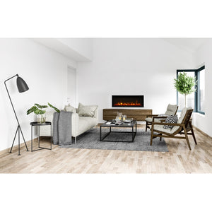 Amantii Panorama BI Series 50" Extra Slim Smart Electric Fireplace | BI-50-XTRASLIM