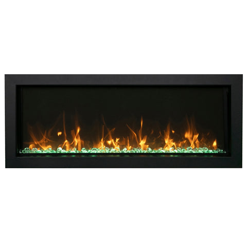 Image of Amantii Panorama BI Series 50" Slim Smart Electric Fireplace | BI-50-SLIM-OD