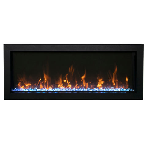 Image of Amantii Panorama BI Series 50" Slim Smart Electric Fireplace | BI-50-SLIM-OD