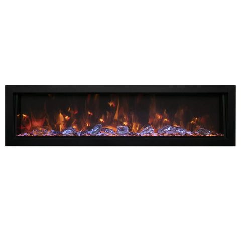 Image of Amantii Panorama BI Series 60" Deep Smart Electric Fireplace | BI-60-DEEP-OD