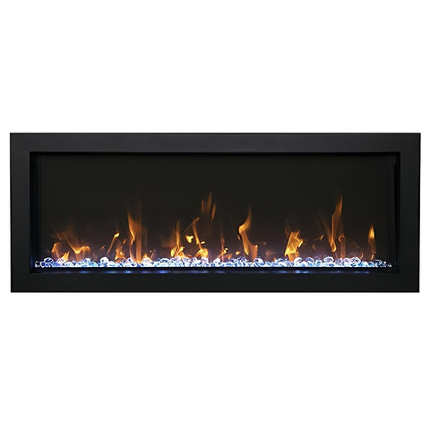 Image of Amantii Panorama BI Series 60" Slim Smart Electric Fireplace | BI-60-SLIM-OD