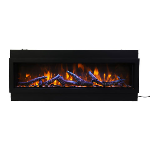 Image of Amantii Panorama BI Series 72" Deep Smart Electric Fireplace | BI-72-DEEP-OD