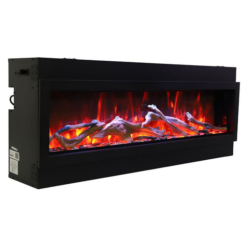 Image of Amantii Panorama BI Series 72" Deep Smart Electric Fireplace | BI-72-DEEP-OD