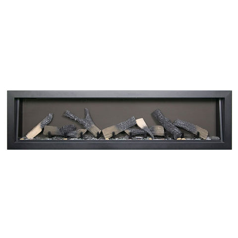 Image of Amantii Panorama BI Series 88" Deep Smart Electric Fireplace | BI-88-DEEP-OD