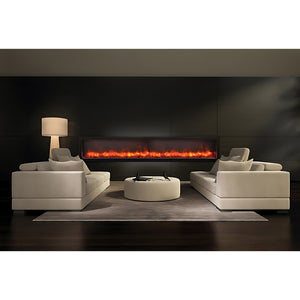 Amantii Panorama BI Series 88" Deep Smart Electric Fireplace | BI-88-DEEP-OD