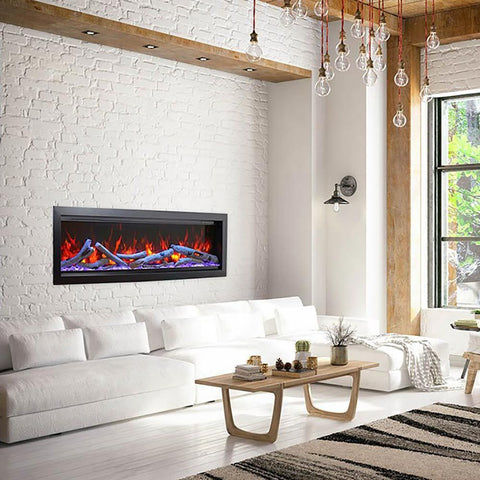 Image of Amantii Symmetry Bespoke 50" Built-in Smart Electric Fireplace | SYM-50 BESPOKE