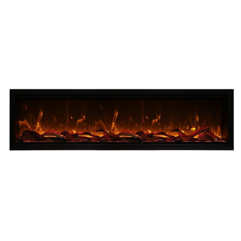 Image of Amantii Symmetry XT Smart 100" Indoor/Outdoor Built-in Electric Fireplace | SYM-100-XT