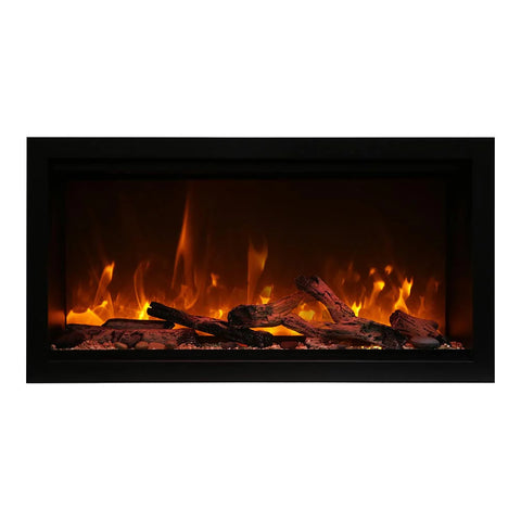 Image of Amantii Symmetry XT Smart 34" Indoor/Outdoor Built-in Electric Fireplace | SYM-34-XT