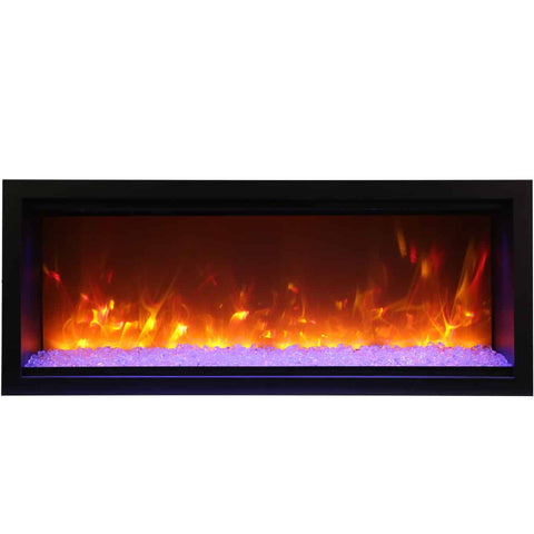 Image of Amantii Symmetry XT Smart 50" Indoor/Outdoor Built-in Electric Fireplace | SYM-50-XT