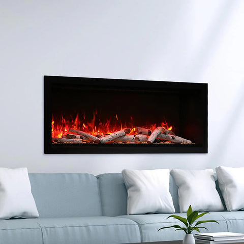 Image of Amantii Symmetry XT Smart 50" Indoor/Outdoor Built-in Electric Fireplace | SYM-50-XT