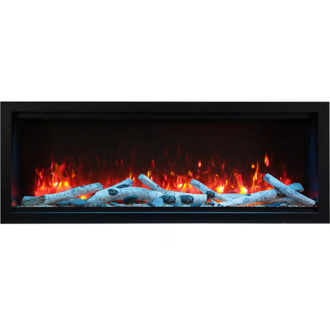 Image of Amantii Symmetry XT Smart 60" Indoor/Outdoor Built-in Electric Fireplace | SYM-60-XT