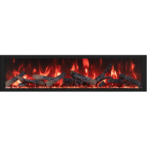 Image of Amantii Symmetry XT Smart 60" Indoor/Outdoor Built-in Electric Fireplace | SYM-60-XT