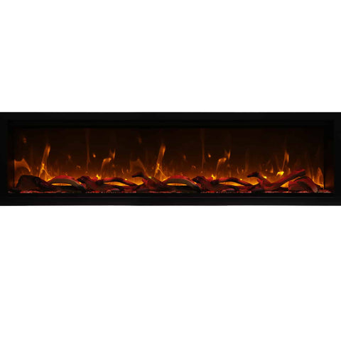 Image of Amantii Symmetry XT Smart 74" Indoor/Outdoor Built-in Electric Fireplace | SYM-74-XT