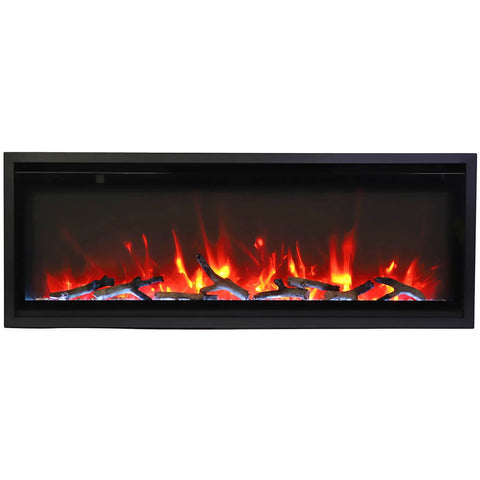 Image of Amantii Symmetry Xtra Slim Smart 42" Electric Fireplace | SYM-42-XTRASLIM