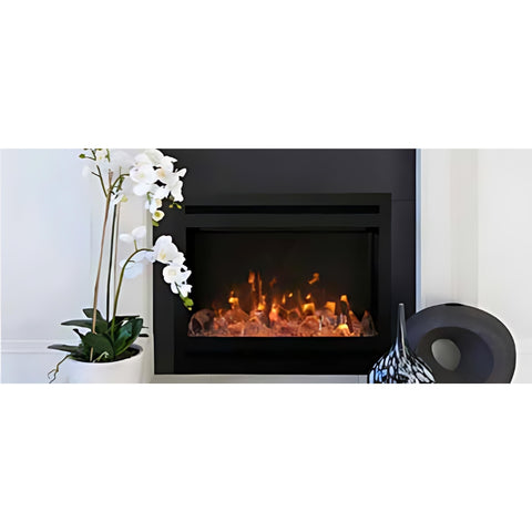 Image of Amantii TRD Traditional Series ZECL 3228 STL Electric Fireplace | ZECL-31-3228-STL