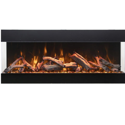 Image of Amantii Tru View Bespoke 45" 3-Sided Built-in Electric Fireplace | TRV-45 BESPOKE