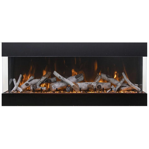 Image of Amantii Tru View Bespoke 55" 3-Sided Built-in Electric Fireplace | TRV-55 BESPOKE