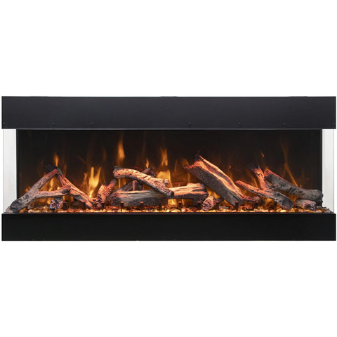 Image of Amantii Tru View Bespoke 65" 3-Sided Built-in Electric Fireplace | TRV-65 BESPOKE