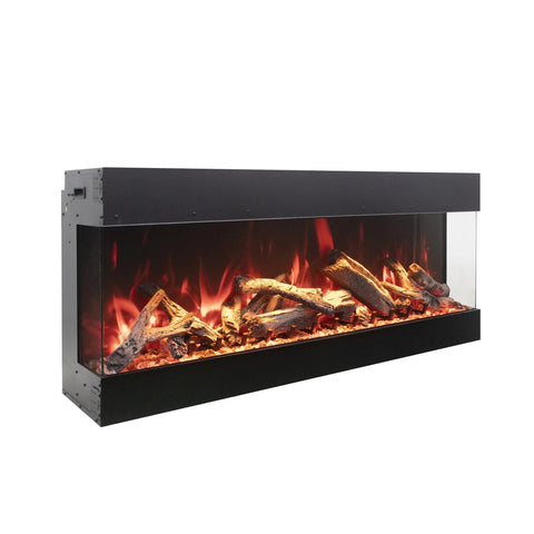 Image of Amantii Tru View Bespoke 75" 3-Sided Built-in Electric Fireplace | TRV-75 BESPOKE