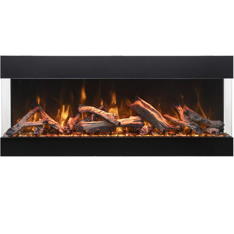 Image of Amantii Tru View Bespoke 75" 3-Sided Built-in Electric Fireplace | TRV-75 BESPOKE