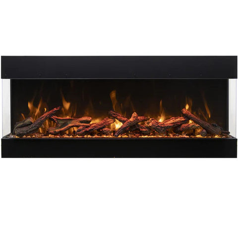 Image of Amantii Tru View Bespoke 85" 3-Sided Built-in Electric Fireplace | TRV-85 BESPOKE