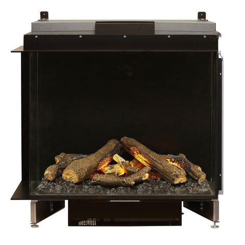 Image of Dimplex e-MatriX 37" Two-Sided Built-in Electric Firebox, Left-facing | FEF3226L2L