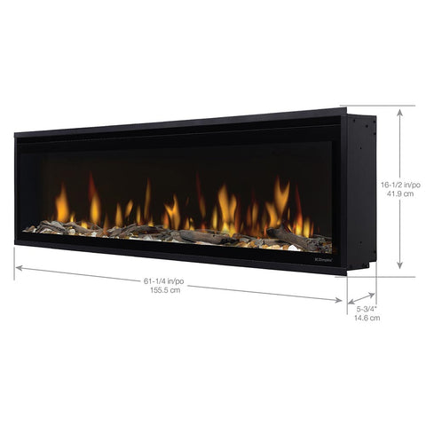 Image of Dimplex Ignite Evolve 60" Linear Built-in Electric Fireplace | EVO60
