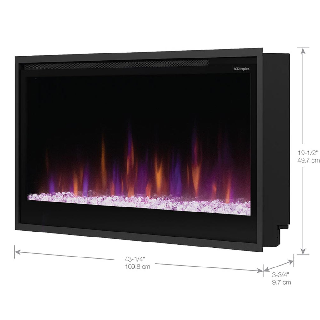 Dimplex Multi-Fire SL Slim 42" Linear Built-in Electric Fireplace | PLF4214-XS