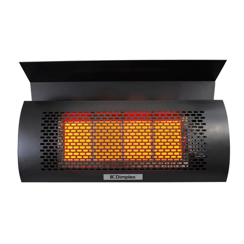 Image of Dimplex Outdoor Wall-mounted Natural Gas Infrared Heater, 31,500 BTU | DGR32WNG