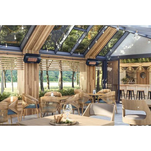 Image of Dimplex Outdoor Wall-mounted Natural Gas Infrared Heater, 31,500 BTU | DGR32WNG