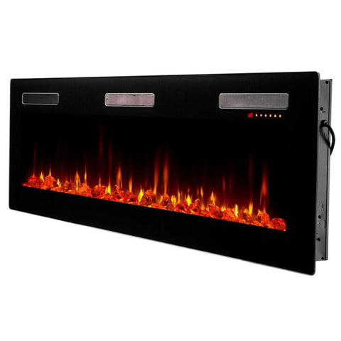 Image of Dimplex Sierra 72" Linear Wall-mounted/Built-in Electric Fireplace | SIL72