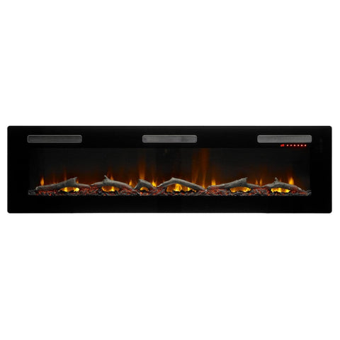 Image of Dimplex Sierra 72" Linear Wall-mounted/Built-in Electric Fireplace | SIL72