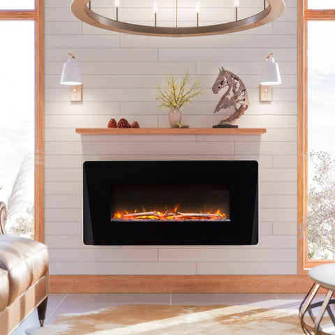 Image of Dimplex Winslow 36" Linear Wall-mounted/Tabletop Built-in Fireplace | SWM3520