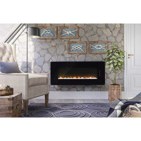 Image of Dimplex Winslow 42" Linear Wall-mounted/Tabletop Built-in Fireplace | SWM4220