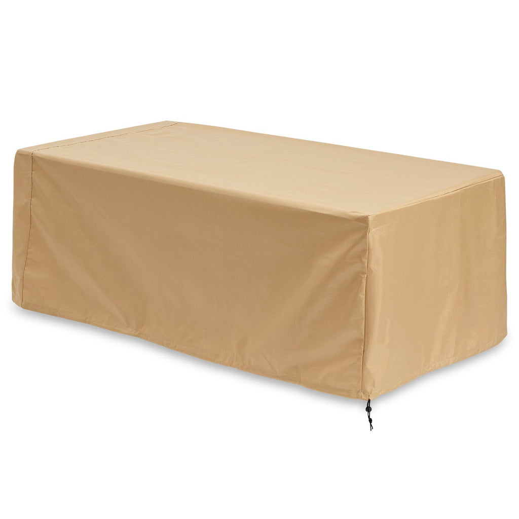 Linear Tan Protective Cover. (83" W X 55" D X 30" H)